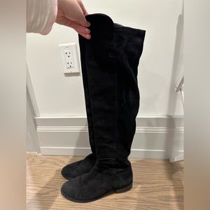 Stuart Weitzman black over the knee boots